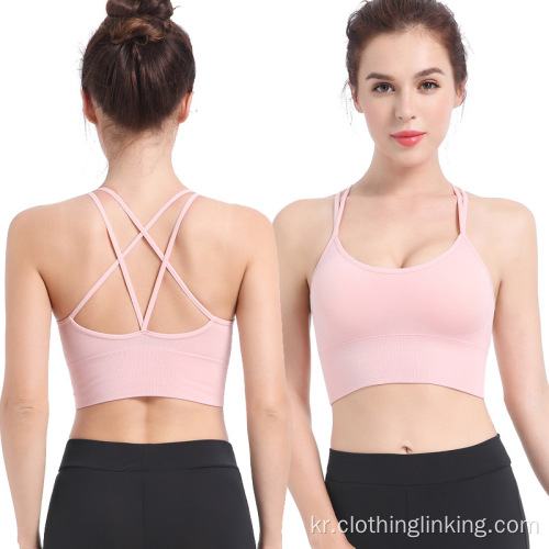 플러스 사이즈를위한 Criss Cross Back Running Bra